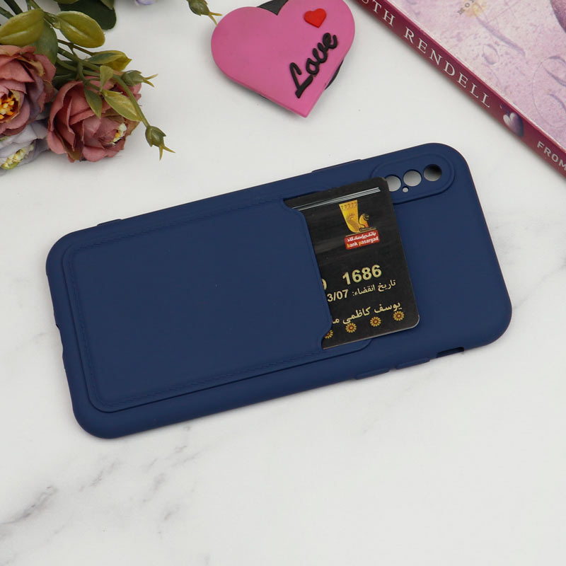 قاب سیلیکونی جاکارتی دار محافظ لنزدار iPhone X/XS