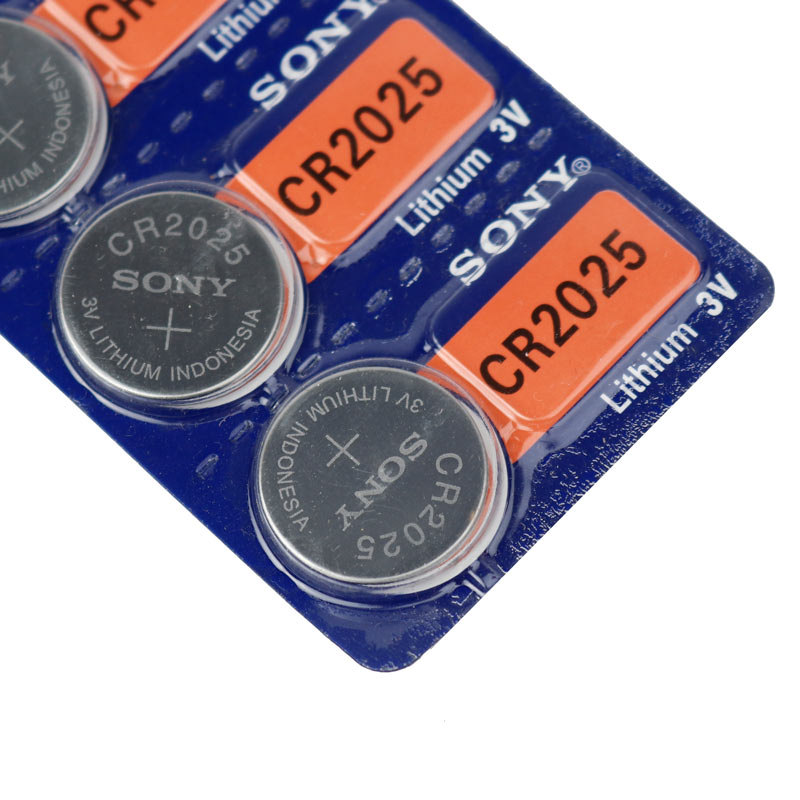 باتری سکه ای Sony CR2025 High بسته 5 عددی