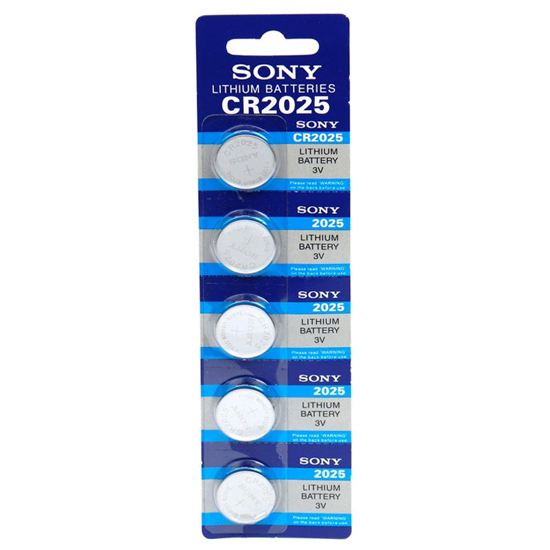 باتری سکه ای Sony CR2025 بسته 5 عددی