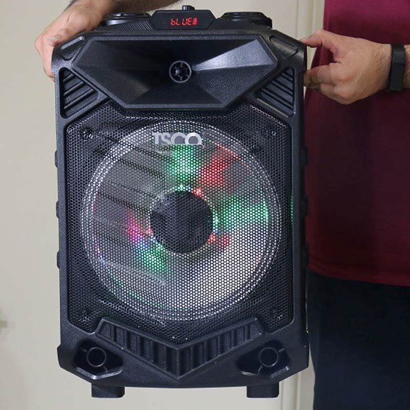 اسپیکر چمدانی بلوتوثی تسکو TS-1900 + میکروفون و ریموت کنترل