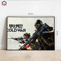 تابلو شاسی 20*15 Call Of Duty Cold War