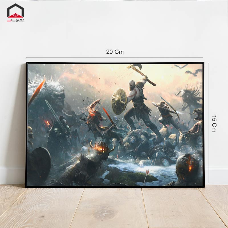 تابلو شاسی 20*15 God Of War 3
