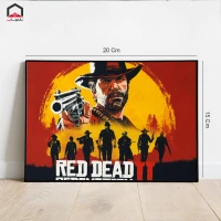 تابلو شاسی 20*15 Red Dead 2