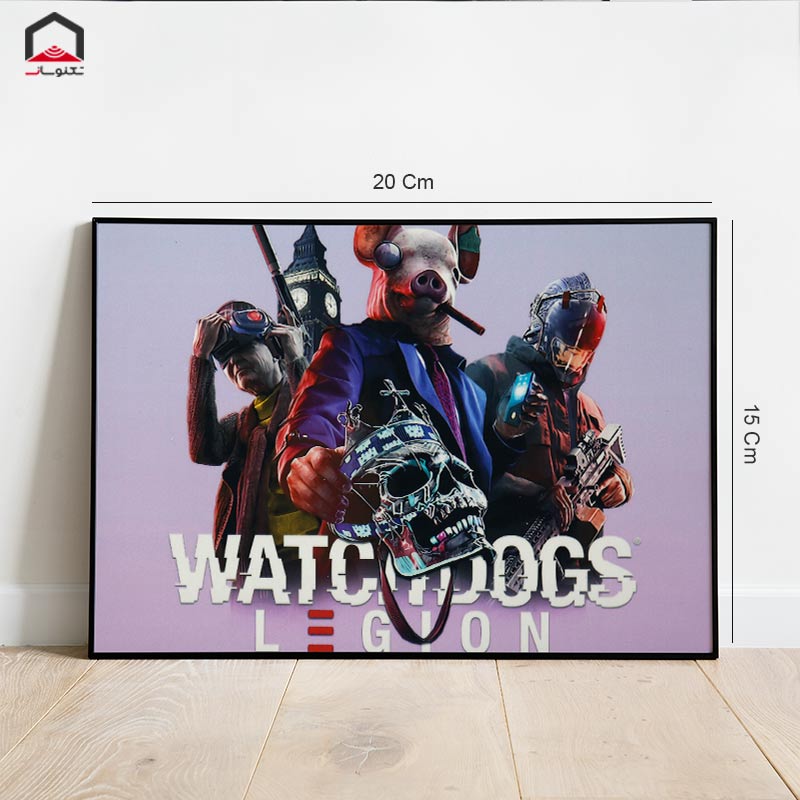 تابلو شاسی 20*15 Watch Dogs Legion