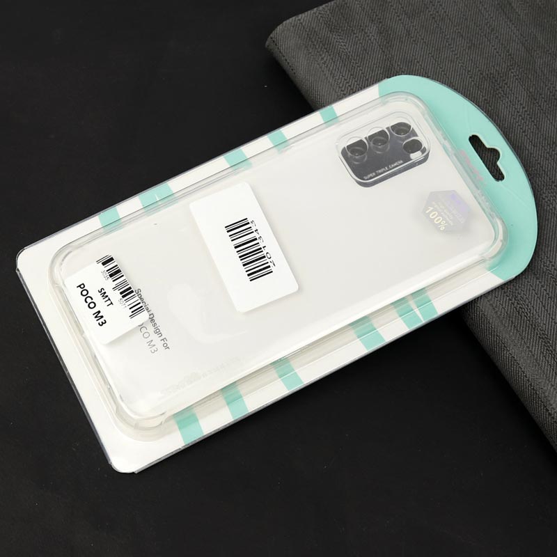 قاب ژله ای ضربه گیر بی رنگ Xiaomi Poco M3