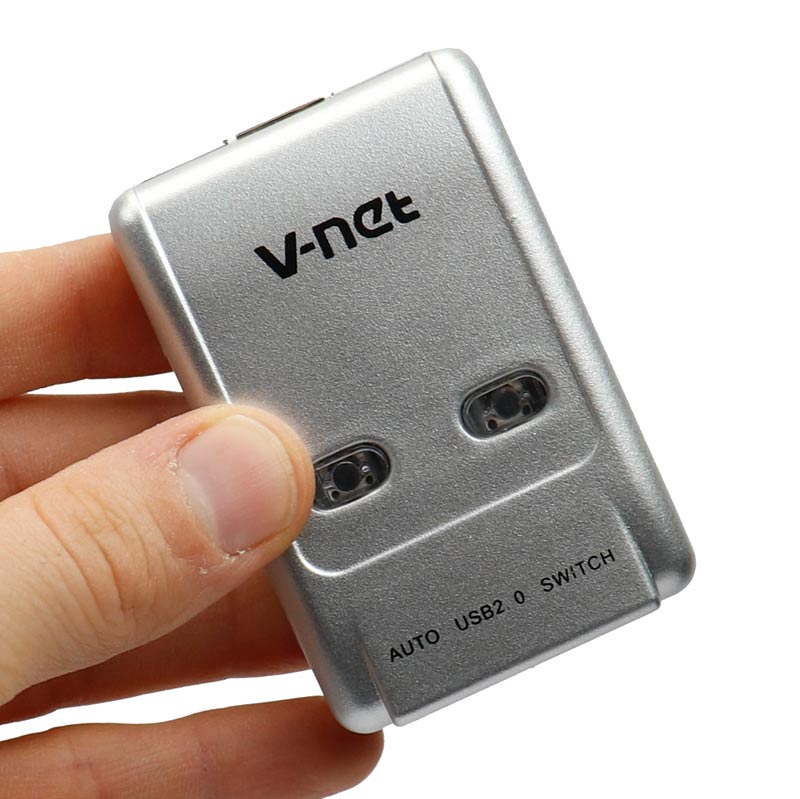 سوییچ پرینتر 2 پورت دستی وی نت V-net