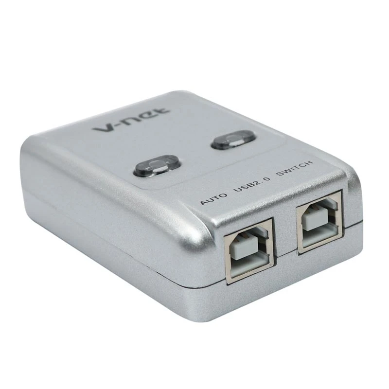 سوییچ پرینتر 2 پورت دستی وی نت V-net