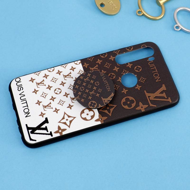 قاب فانتزی برجسته + پاپ سوکت طرح LV شیائومی Redmi Note 8 سری D