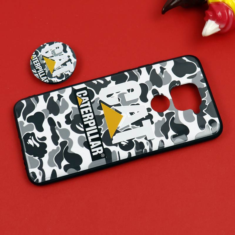 قاب فانتزی برجسته + پاپ سوکت طرح CAT شیائومی Redmi Note 9 سری D