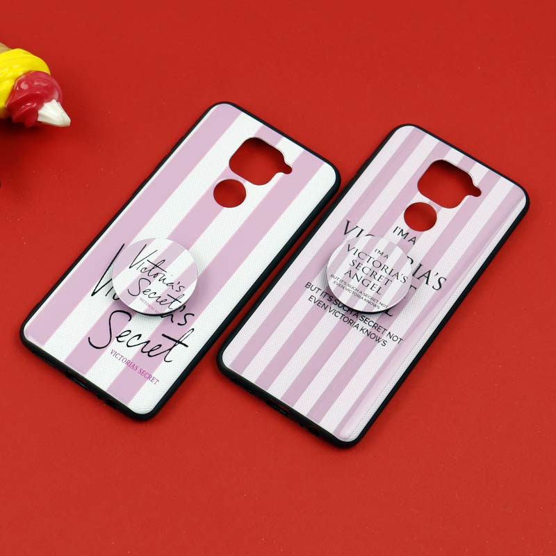 قاب فانتزی برجسته + پاپ سوکت طرح ویکتوریا شیائومی Redmi Note 9 سری D