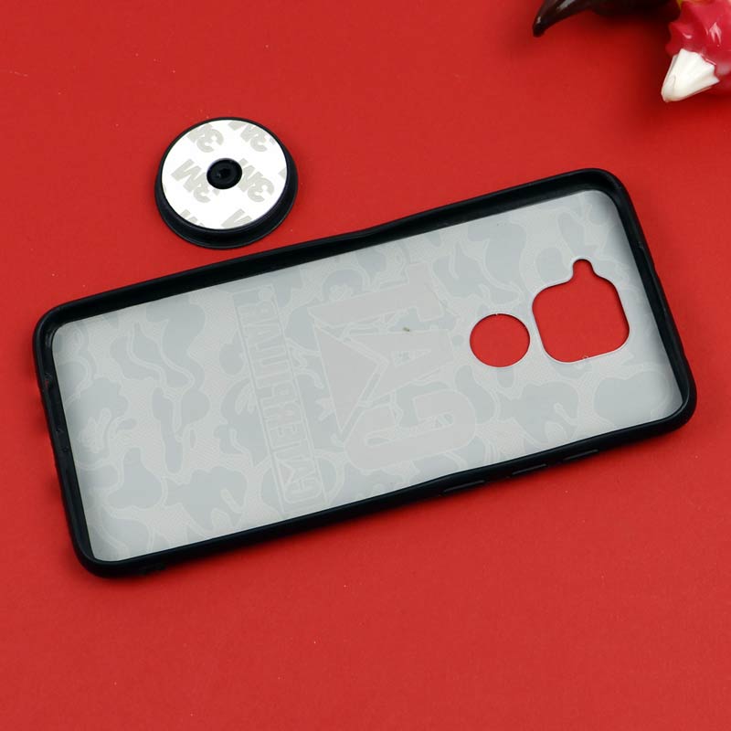 قاب فانتزی برجسته + پاپ سوکت طرح CAT شیائومی Redmi Note 9 سری D