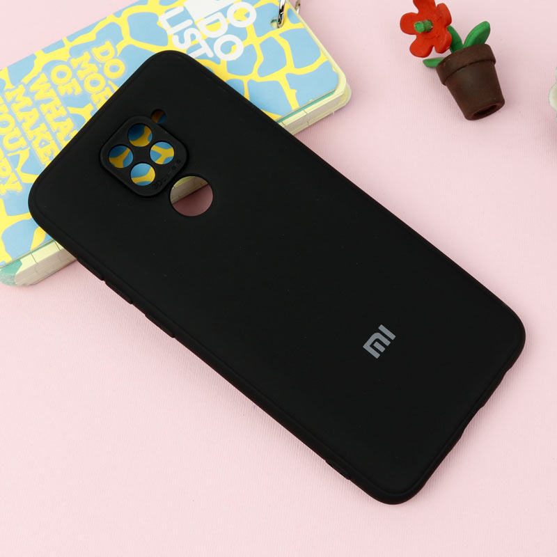 قاب طرح سیلیکونی محافظ لنزدار Xiaomi Redmi Note 9