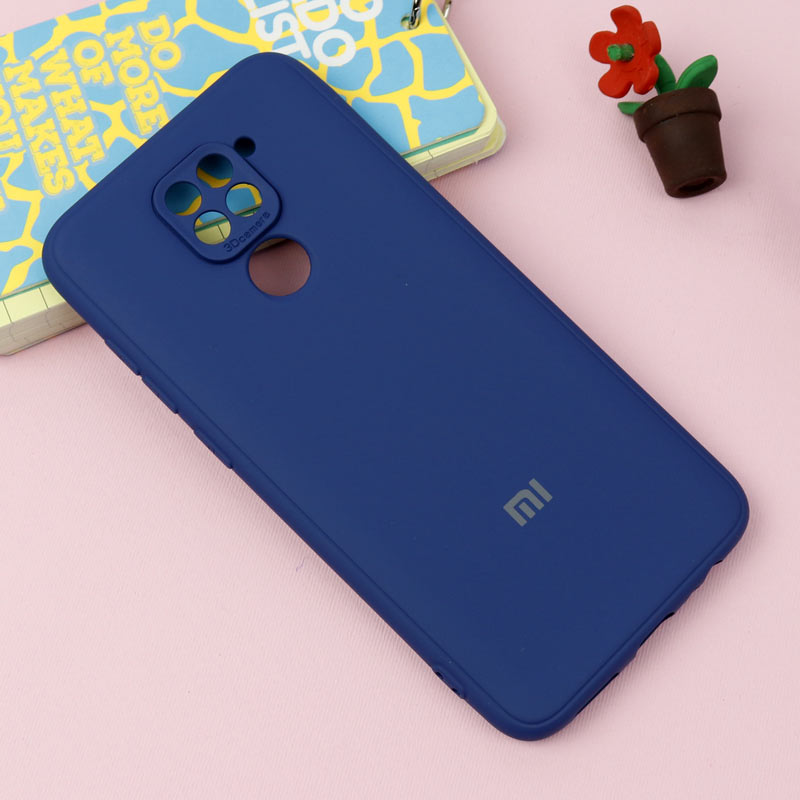 قاب طرح سیلیکونی محافظ لنزدار Xiaomi Redmi Note 9