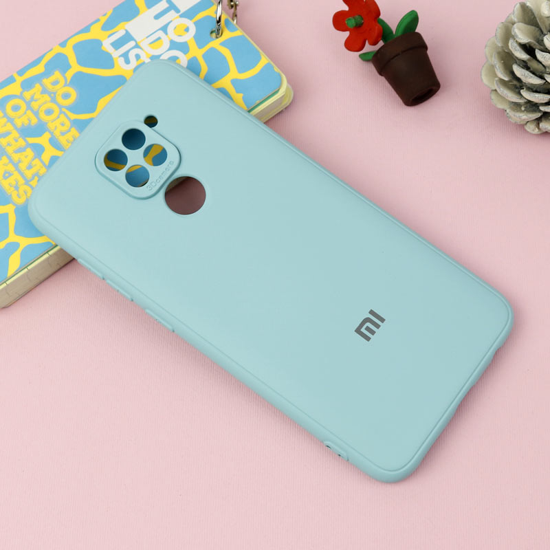 قاب طرح سیلیکونی محافظ لنزدار Xiaomi Redmi Note 9