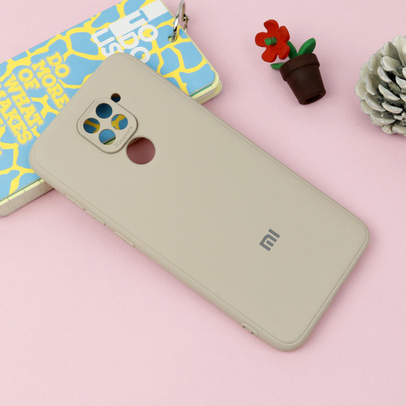 قاب طرح سیلیکونی محافظ لنزدار Xiaomi Redmi Note 9