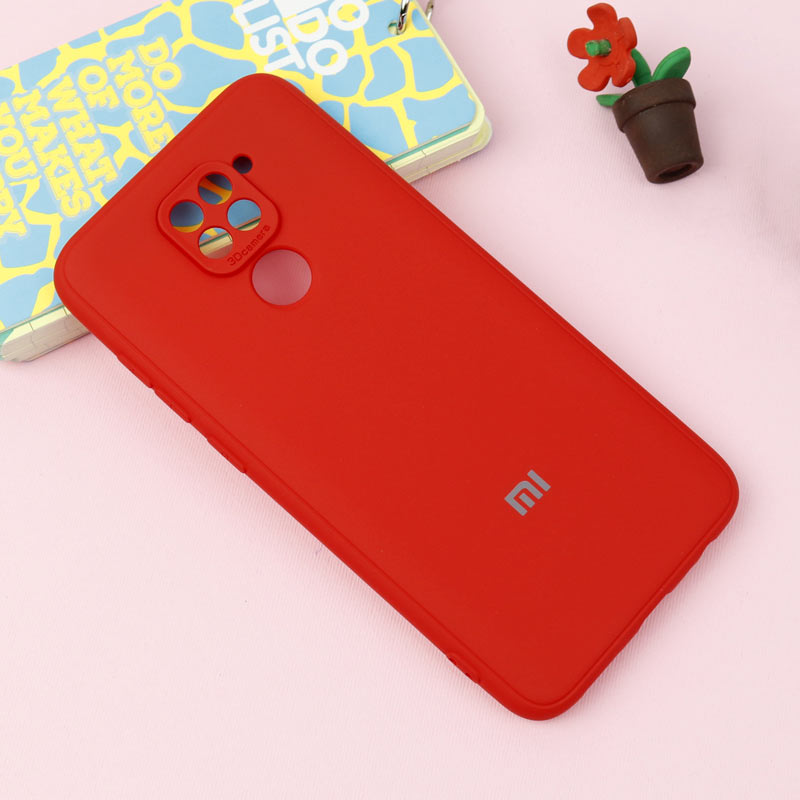 قاب طرح سیلیکونی محافظ لنزدار Xiaomi Redmi Note 9