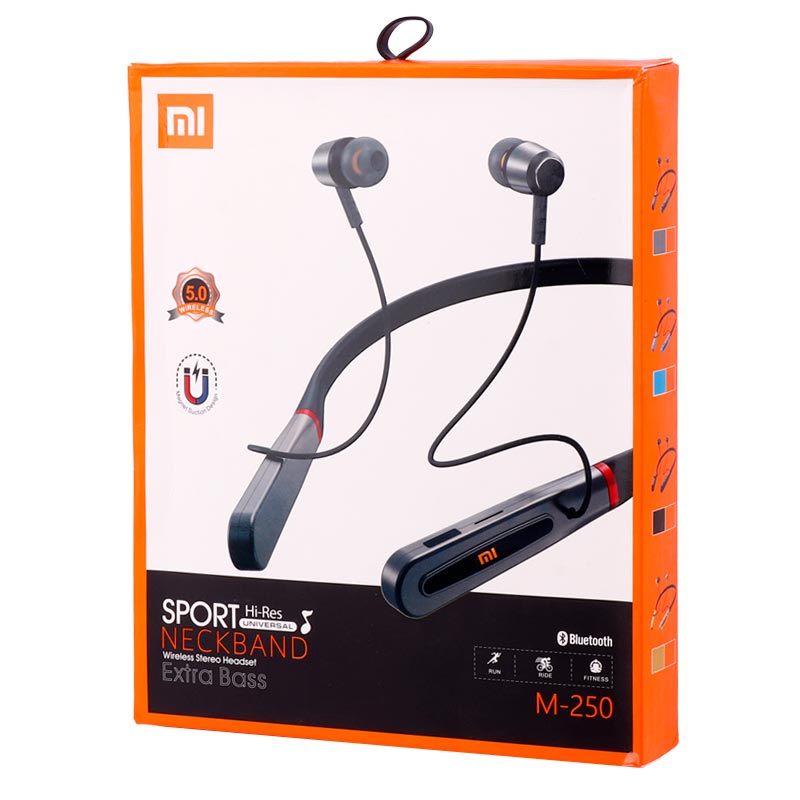هندزفری بلوتوث دورگردنی و رم خور Xiaomi M-250