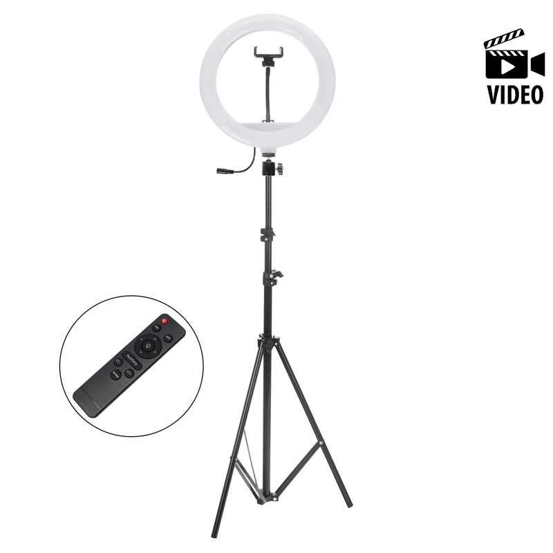 رینگ لایت پایه دار 12 اینچ YQ-320A