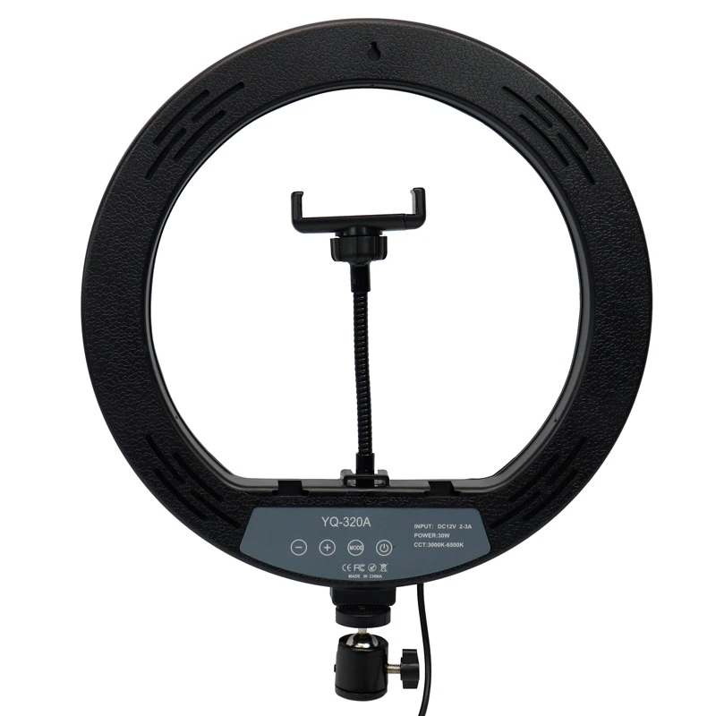 رینگ لایت پایه دار 12 اینچ YQ-320A
