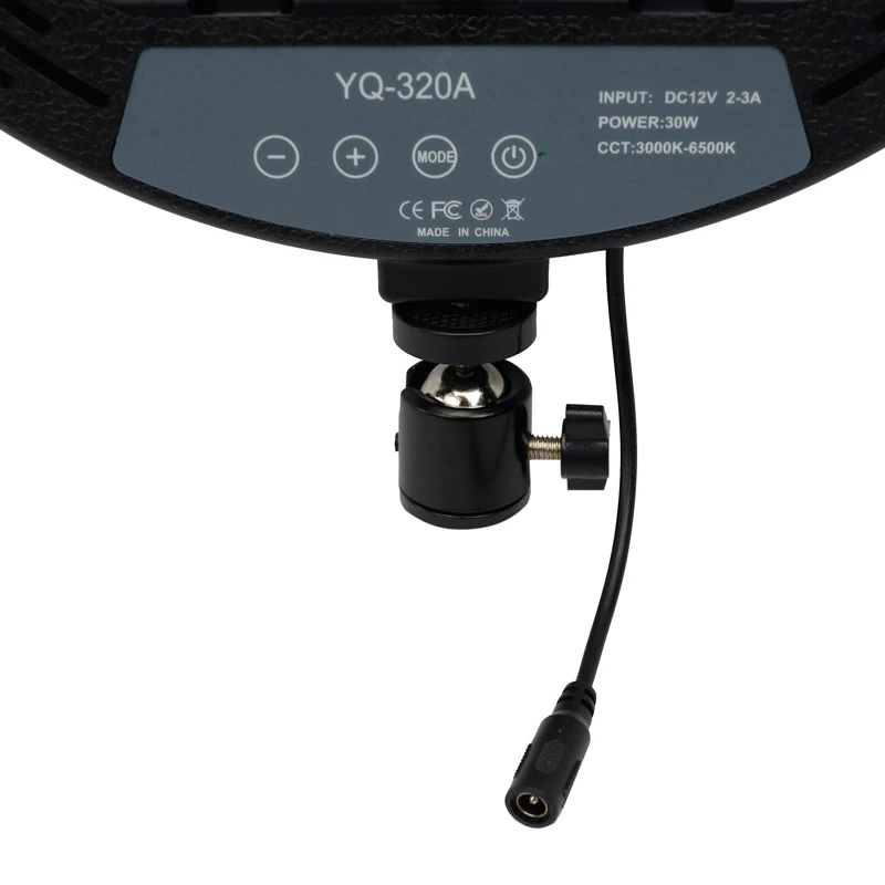 رینگ لایت پایه دار 12 اینچ YQ-320A