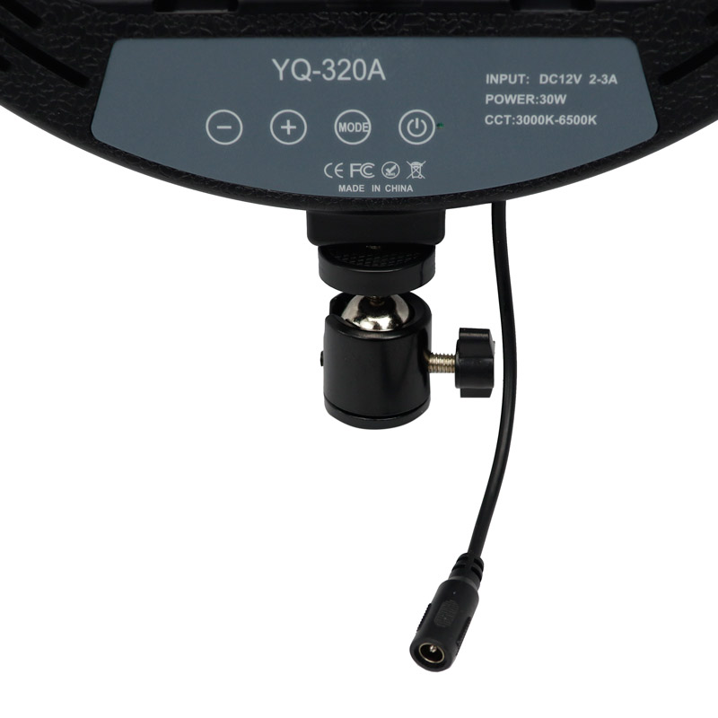 رینگ لایت پایه دار YQ-320A