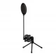 پاپ فیلتر میکروفون یانمای Yanmai PS-2 + سه پایه لرزشگیر