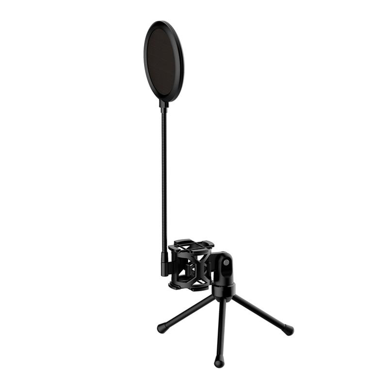 پاپ فیلتر میکروفون یانمای Yanmai PS-2 + سه پایه لرزشگیر
