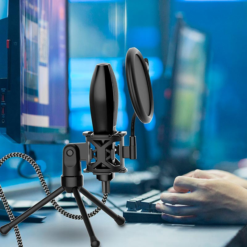 پاپ فیلتر میکروفون یانمای Yanmai PS-2 + سه پایه لرزشگیر