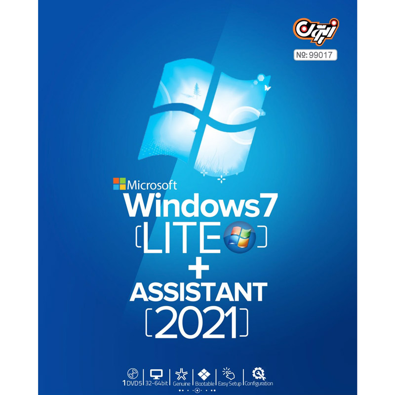 Windows 7 Lite + Assistant 2021 1DVD5 زیتون