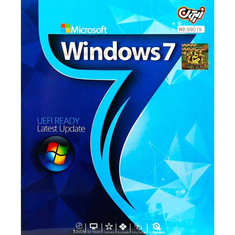 Windows 7 UEFI Ready Latest Update 1DVD9 زیتون