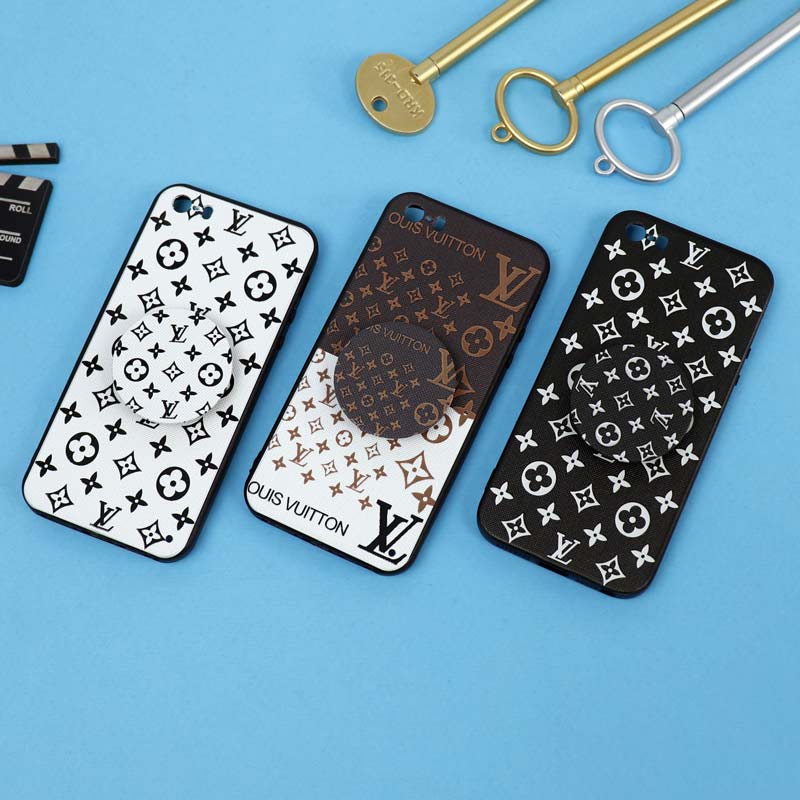 قاب فانتزی برجسته + پاپ سوکت طرح LV آیفون iPhone 5/5s سری D