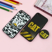 قاب فانتزی برجسته + پاپ سوکت طرح CAT آیفون iPhone 5/5s سری D