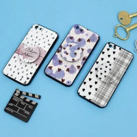 قاب فانتزی برجسته + پاپ سوکت طرح قلب iPhone 5/5s سری D