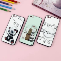 قاب فانتزی برجسته + پاپ سوکت طرح پاندا iPhone 5/5s سری D