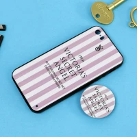 قاب فانتزی برجسته + پاپ سوکت طرح ویکتوریا iPhone 5/5s سری D