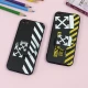 قاب فانتزی برجسته + پاپ سوکت طرح Off White آیفون iPhone 5/5s سری D
