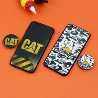قاب فانتزی برجسته + پاپ سوکت طرح CAT آیفون iPhone 6/6s سری D