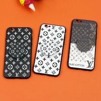 قاب فانتزی برجسته + پاپ سوکت طرح LV آیفون iPhone 6/6s سری D