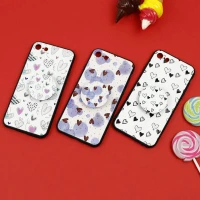 قاب فانتزی برجسته + پاپ سوکت طرح قلب iPhone 7/8/SE 2020 سری D