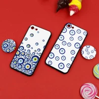 قاب فانتزی برجسته + پاپ سوکت طرح چشم و نظر iPhone 7/8 سری D