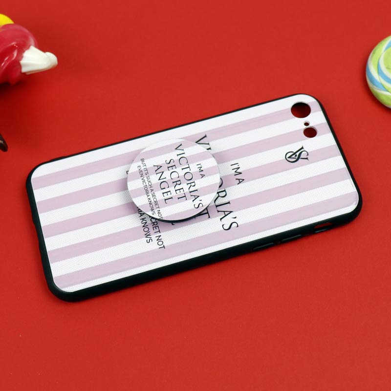 قاب فانتزی برجسته + پاپ سوکت طرح ویکتوریا iPhone 7/8 سری D