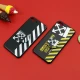قاب فانتزی برجسته + پاپ سوکت طرح Off White آیفون iPhone 7 Plus / 8 Plus سری D