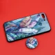 قاب فانتزی برجسته + پاپ سوکت طرح گل iPhone 7 Plus / 8 Plus سری D
