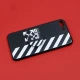 قاب فانتزی برجسته + پاپ سوکت طرح Off White آیفون iPhone 7 Plus / 8 Plus سری D