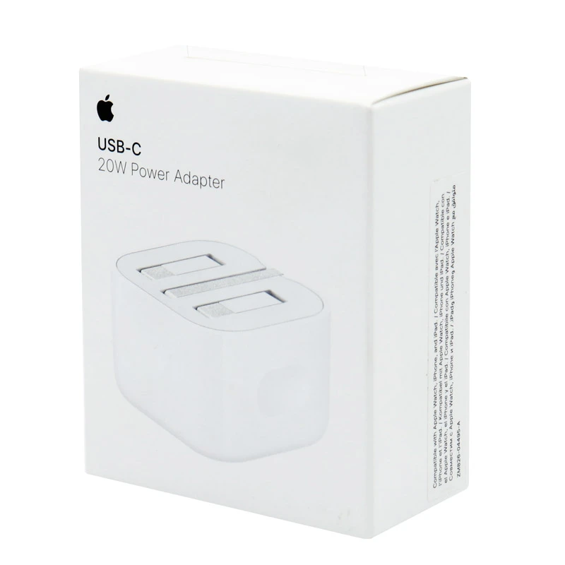 شارژر دیواری اورجینال 20 وات اپل iPhone MHJF3ZE\A 3A