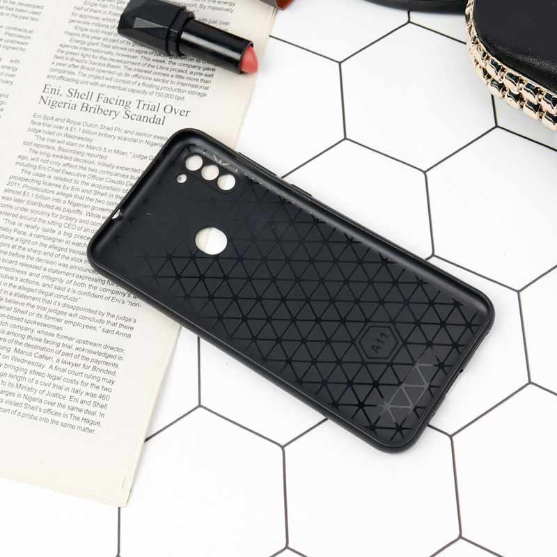 قاب چرمی لاکچری محافظ لنزدار Samsung A11