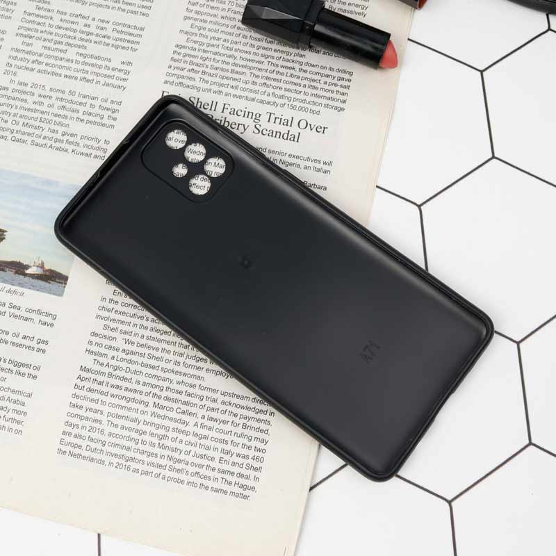قاب چرمی لاکچری محافظ لنزدار Samsung A71