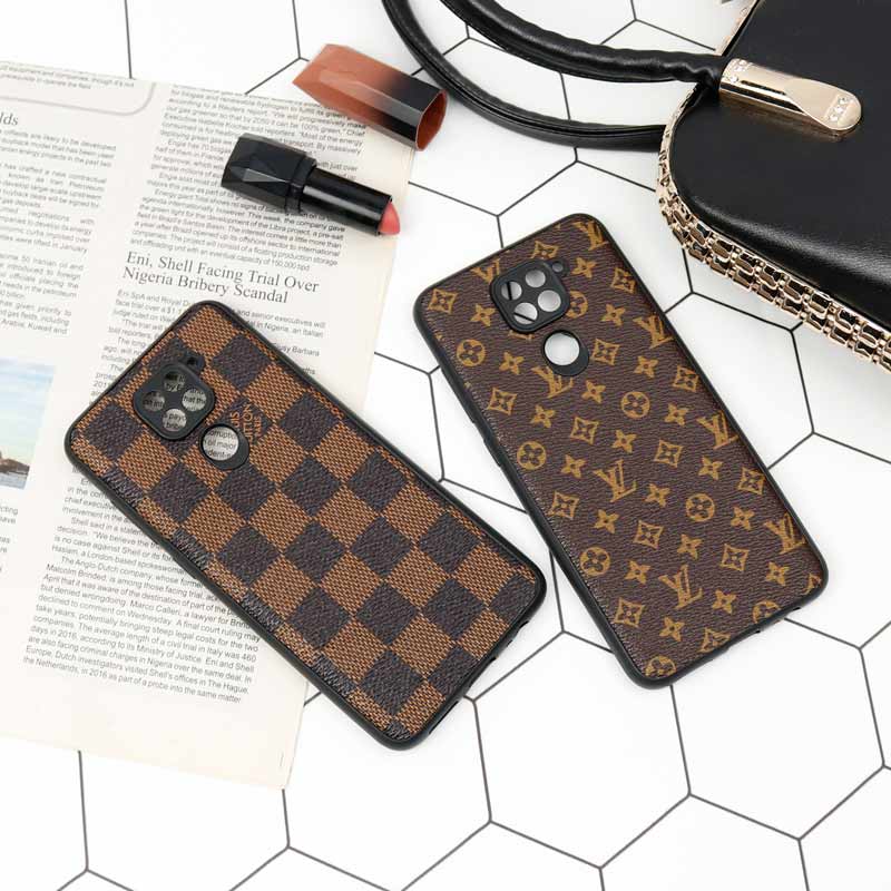قاب چرمی لاکچری محافظ لنزدار Xiaomi Redmi Note 9