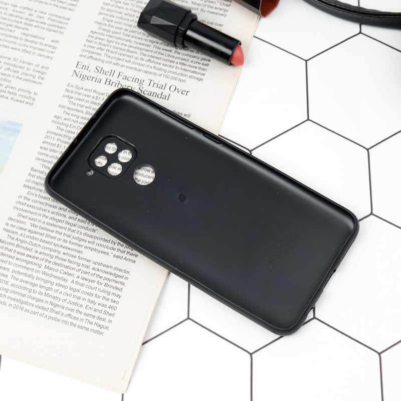 قاب چرمی لاکچری محافظ لنزدار Xiaomi Redmi Note 9