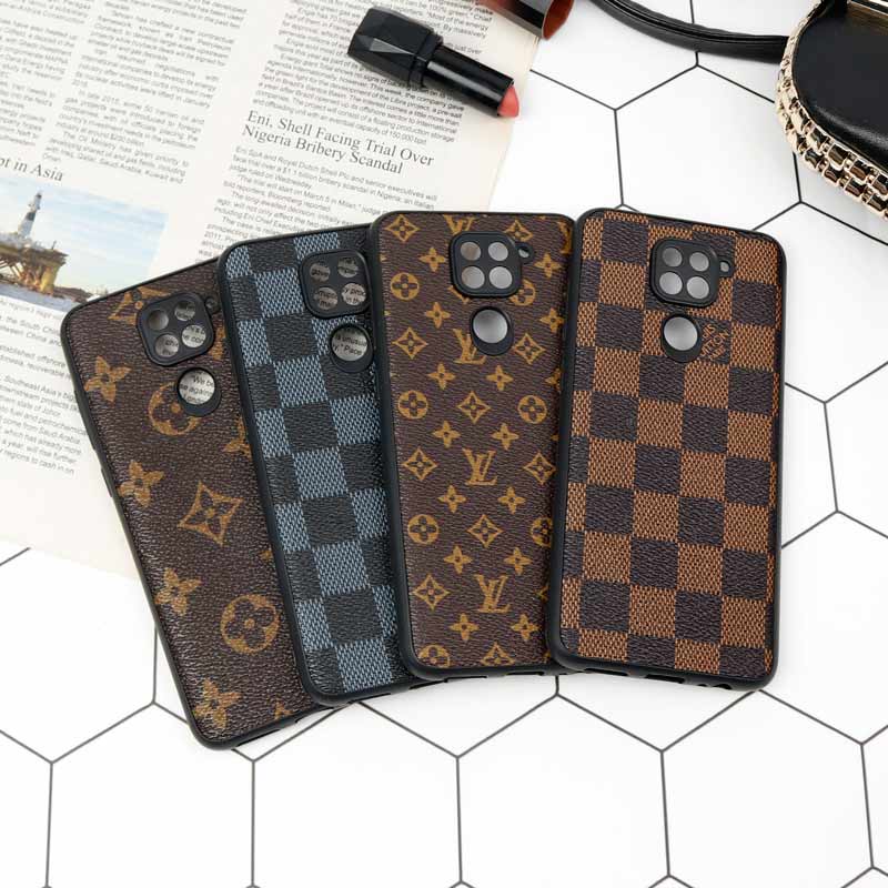 قاب چرمی لاکچری محافظ لنزدار Xiaomi Redmi Note 9